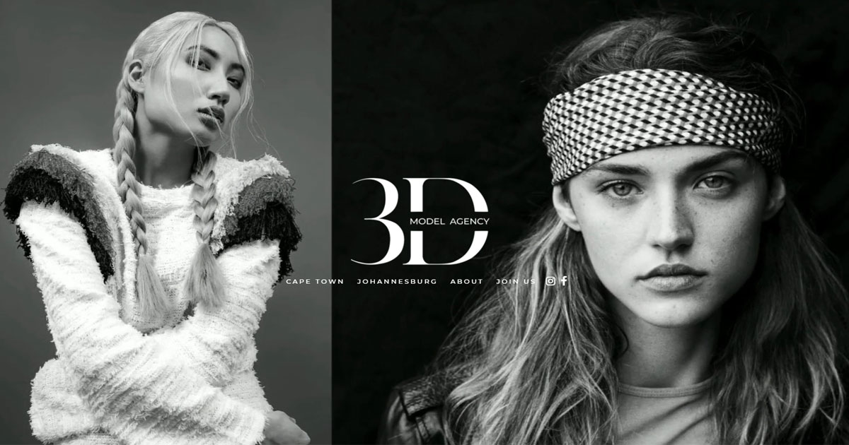 Join 3d Model Agency Cape Town S Leading Model Agency With More Than 20 Years Industry Experience